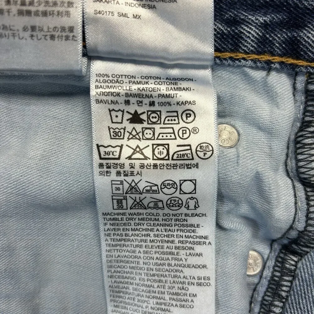 Levis 550 Relaxed Fit Straight Leg Jeans Men's 34x32 Blue Denim Casual Classic